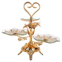 3Part Nuts Bowl Gold