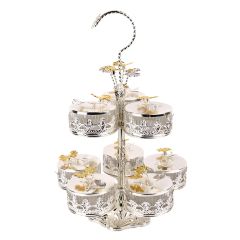 Candy Bowl Silver 7 Part