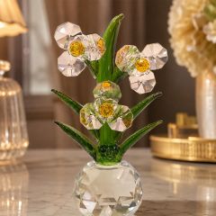 Crystal Flower Ornament