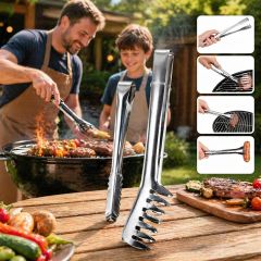 Stainless Steel Tong Set 2 Piece