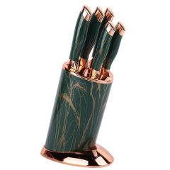 Kitchen Knife Set With Stand 6 Pieces