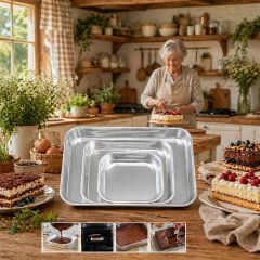 Aluminium Baking Pan Set 3 Piece