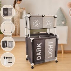 Fabric Laundry Basket 2 Part