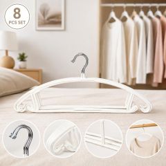 Metal Cloth Hanger Set 8 Piece
