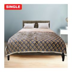 Fleece Blanket Royal Print Single