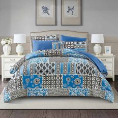 Comforter Set:1x Comforter 220x240cm 1x Fitted Sheet 180x200cm 1x Pillow Sham 50x75cm 2x Pillow Case 50x75cm