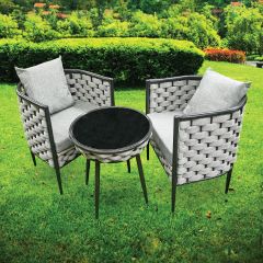 Bamboo Coffee Table 1 Piece & Chair 2 Piece