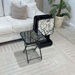 Nest Modern Table 4 Pieces  9306-9306-12