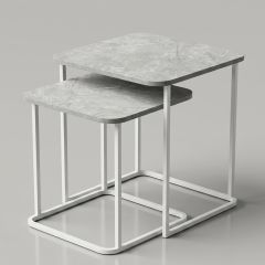 Wooden Tea Table Set Modern Rectangle