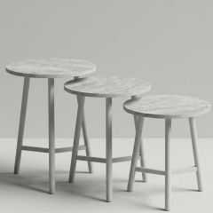 Modern Nest Table 3 Piece