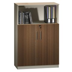 BOOK CABINET WOOD 2 DOOR 1B