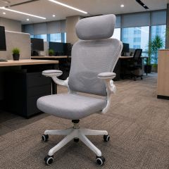 Office Chair Mesh Fixed Mid Back