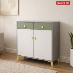 Modern 2 Door Shoe Cabinet