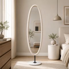 Modern Single Mirror with Stand