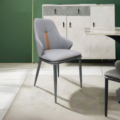 Dining Chair Single Light Gray