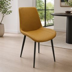 Wooden Dining Chair Modern Full Cushion