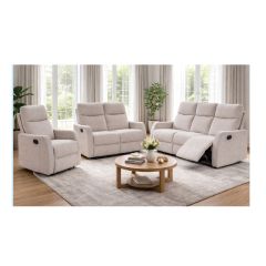 Recliner Sofa Set (1x3 Seater, 1x2 Seater, 1x1 Seater)