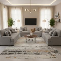 Fabric Sofa (2x3 Seater, 2x1 Seater)