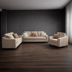 Lawson Com Fabric Sofa Set (1x3Seater,1x2Seater,1x1Seater)