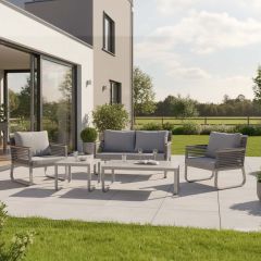 Outdoor Bamboo Sofa Set (1x2 Seater, 2x1 Seater)