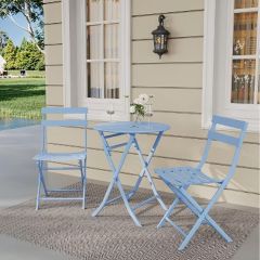 Modern Outdoor Coffee Table (1 Table, 2 Chairs)