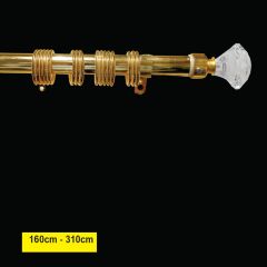 1619 Single Curtain Rod