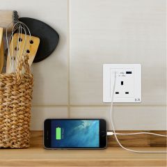 13A 3 Pin Socket Outlet