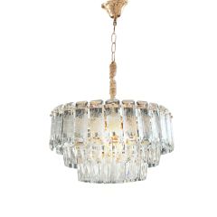 Crystal Hanging Light Golden