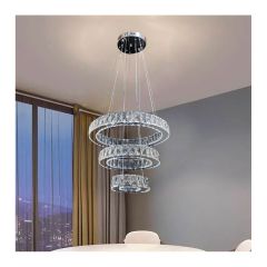 Crystal Ceiling Light Silver