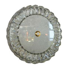 Crystal Ceiling Light Silver