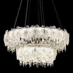 Crystal Hanging Light Golden