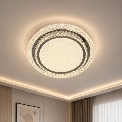 Crystal Ceiling Light Silver