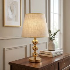 Metal Base Table Lamp