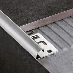 Stainless Steel Tile Accessory Silver Brushed