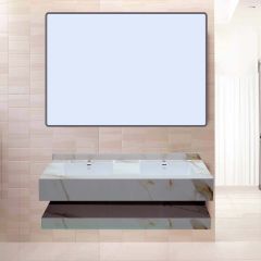 Undercounter Double Marble Wash Basin