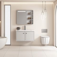 Modern Commercial Bathroom Cabinet With 2 Door