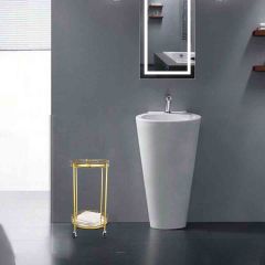 Bathroom Standing Shelf-Glass
