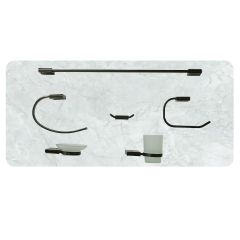 Bathroom Accessories Set 6 Pieces