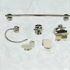 Modern Bathroom Accessories Set 6Piece