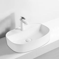 White Counter Basin