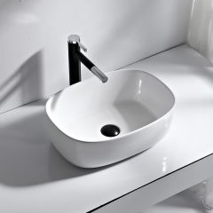 White Counter Basin