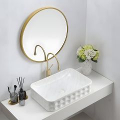 Countertop Wash Basin Gloss White