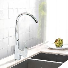 Brass Kitchen Mixer W/Hose