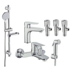 Bathroom Mixers 7 Pieces Set