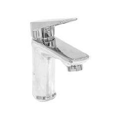 Brass Modern Basin Mixer Chrome
