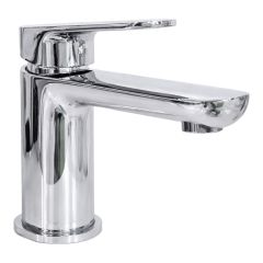 Brass Modern Basin Mixer Chrome