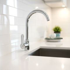 Zinc Kitchen Mixer Chrome