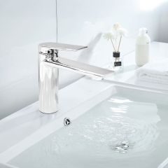 Zinc Basin Mixer Chrome