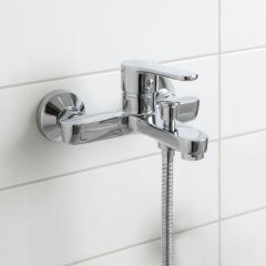 Bathroom Brass Mixer Set Chrome