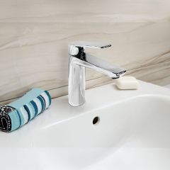 Zinc Basin Mixer Chrome